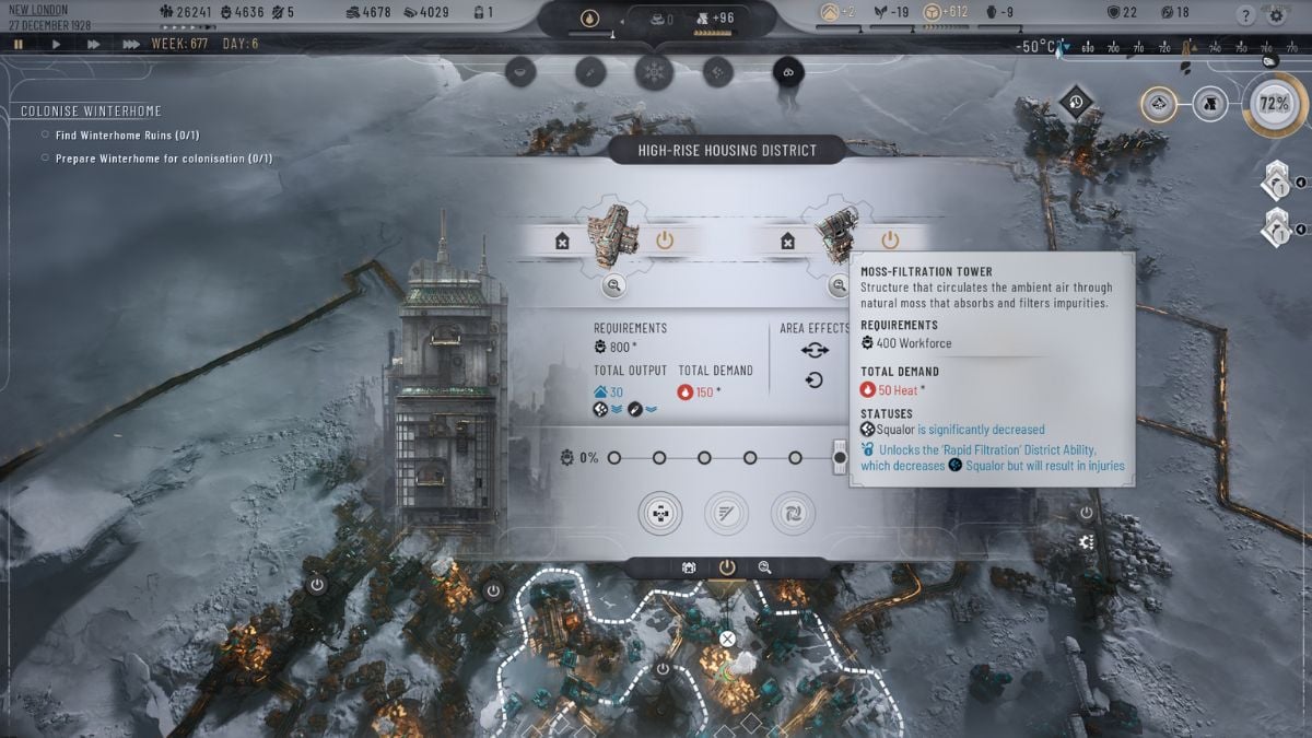 Tour de filtration de mousse - Frostpunk 2