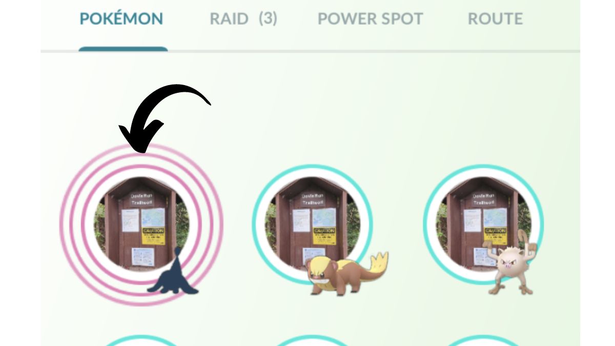 Hatenna sur le radar à proximité de Pokémon GO