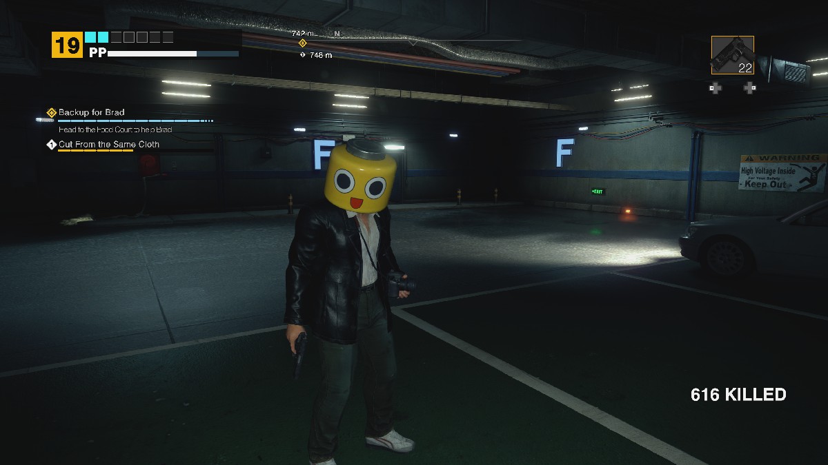 Une autre voiture dans la section F de Dead Rising Deluxe Remaster