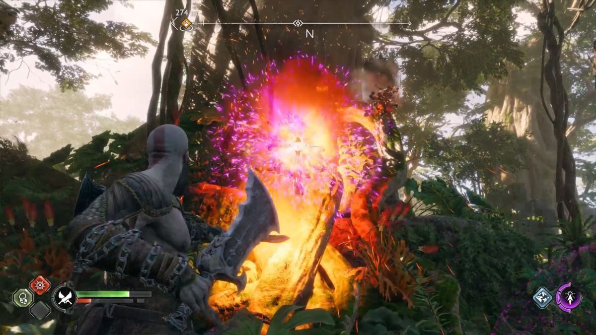 le "Plante mère" dans God of War Ragnarok