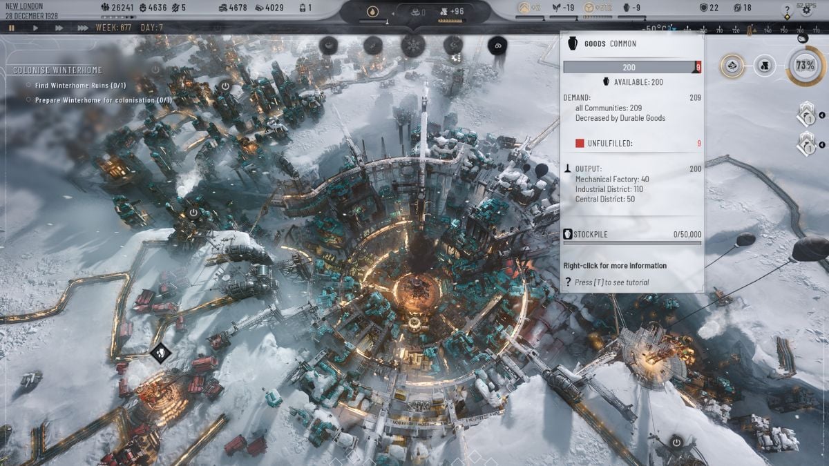 Comment vérifier la disponibilité des produits - Frostpunk 2