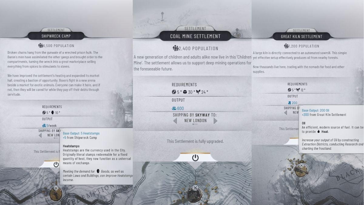 toutes les ressources sont infinies - Frostpunk 2 