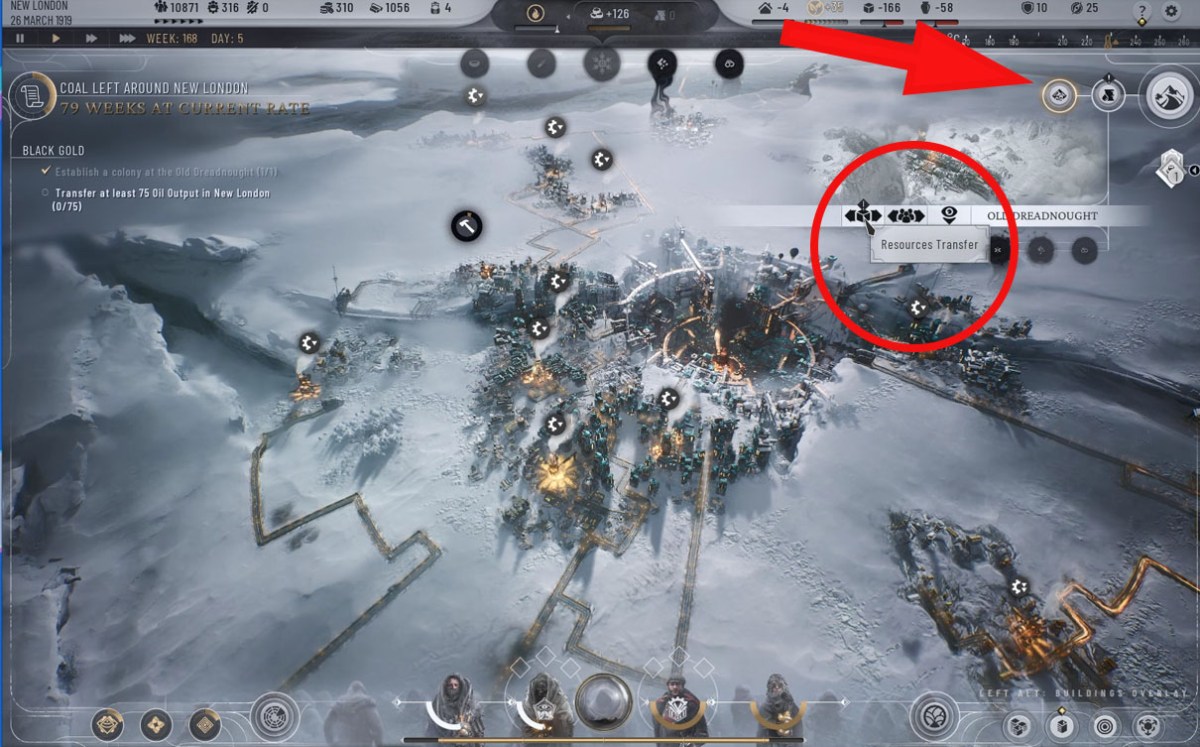 Guide de transfert d'huile dans Frostpunk 2