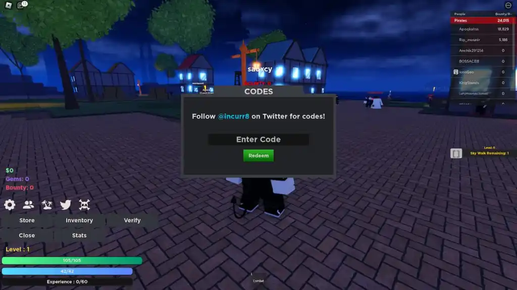 Codes Roblox Haze Piece pour septembre 2024