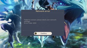 Troubleshooting Genshin Impact Error Code 4201 Guide