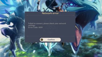 Troubleshooting Genshin Impact Error Code 4201 Guide