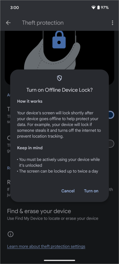 1729347420 400 Comprendre le guide d'activation et d'utilisation du verrouillage de protection contre le vol d'Android