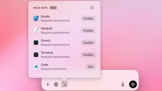 1731693366 ChatGPT for macOS Introduces ‘Work with Apps Feature in Beta.webp