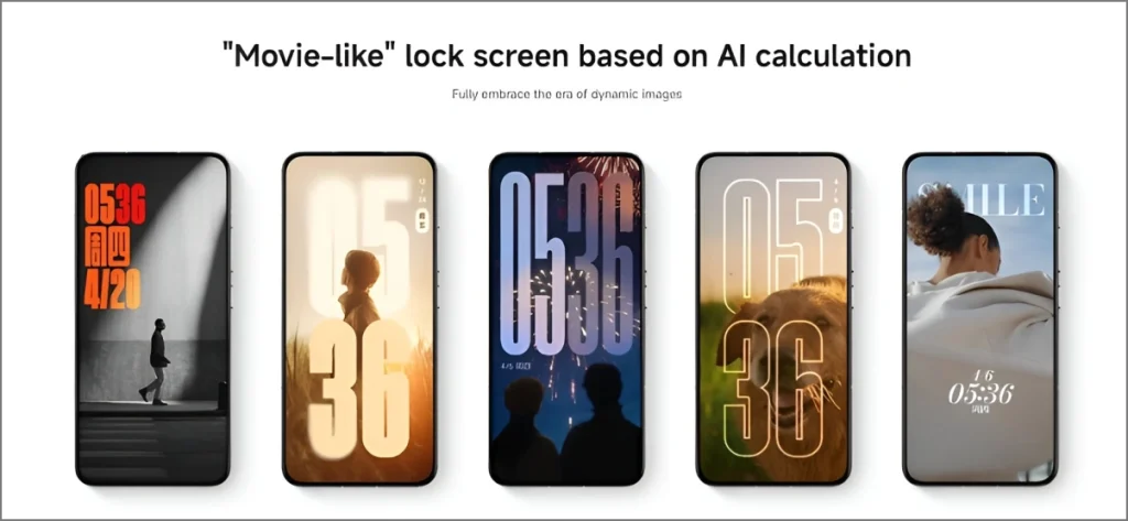 Fonds d'écran de verrouillage AI dynamiques sur Xiaomi HyperOS 2.0
