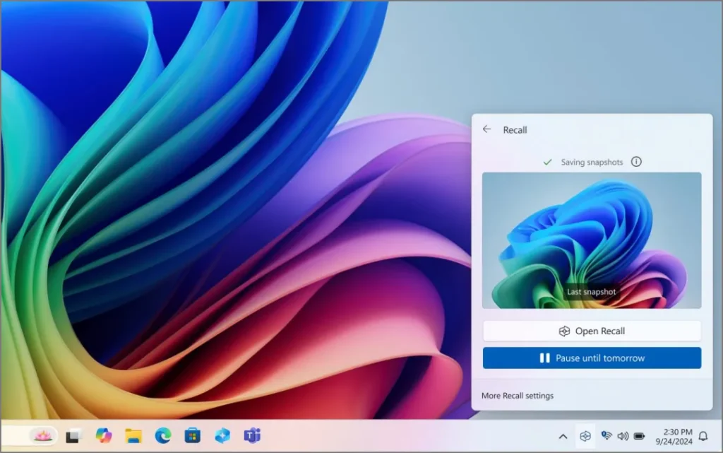 1732433046 113 Microsoft lance enfin Recall AI avec des contrôles de confidentialité améliorés.webp