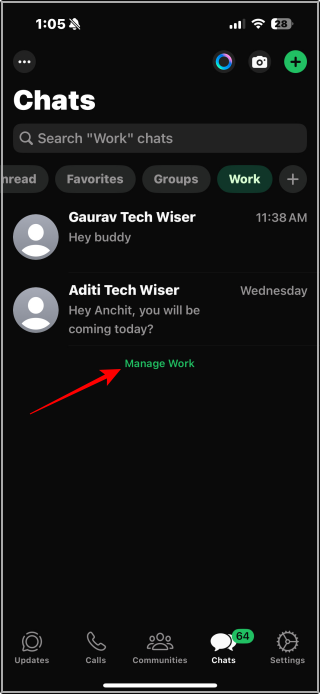 1732882565 124 Whatsapp vous permet désormais de trier vos discussions à l'aide de listes personnalisées.webp