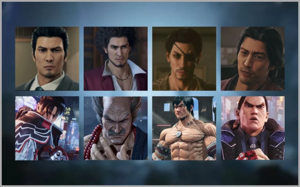Personnages Tekken et Yakuza dans Fortnite