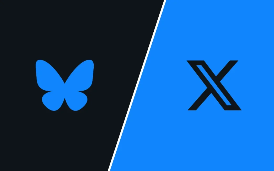 Bluesky vs X Twitter Similarities and Differences.webp