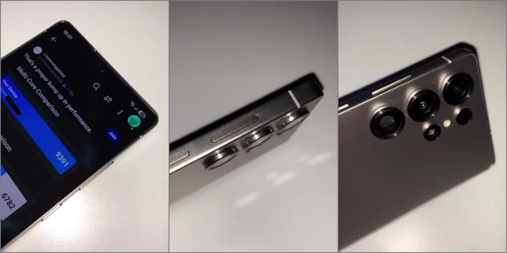 Vidéo réelle divulguée du Galaxy S25 Ultra 