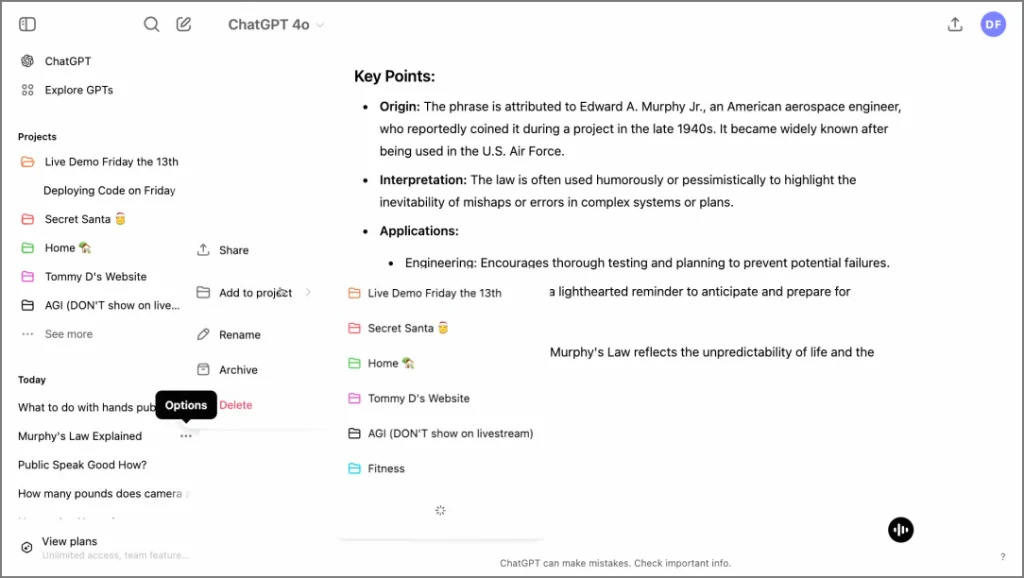 1734123605 310 Vous pouvez désormais organiser des conversations dans ChatGPT avec des projets en gros.webp
