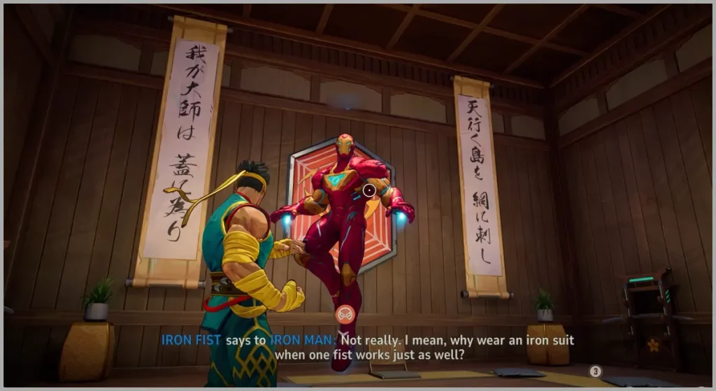 Ligne vocale Iron Fist avec Iron Man dans Marvel Rivals