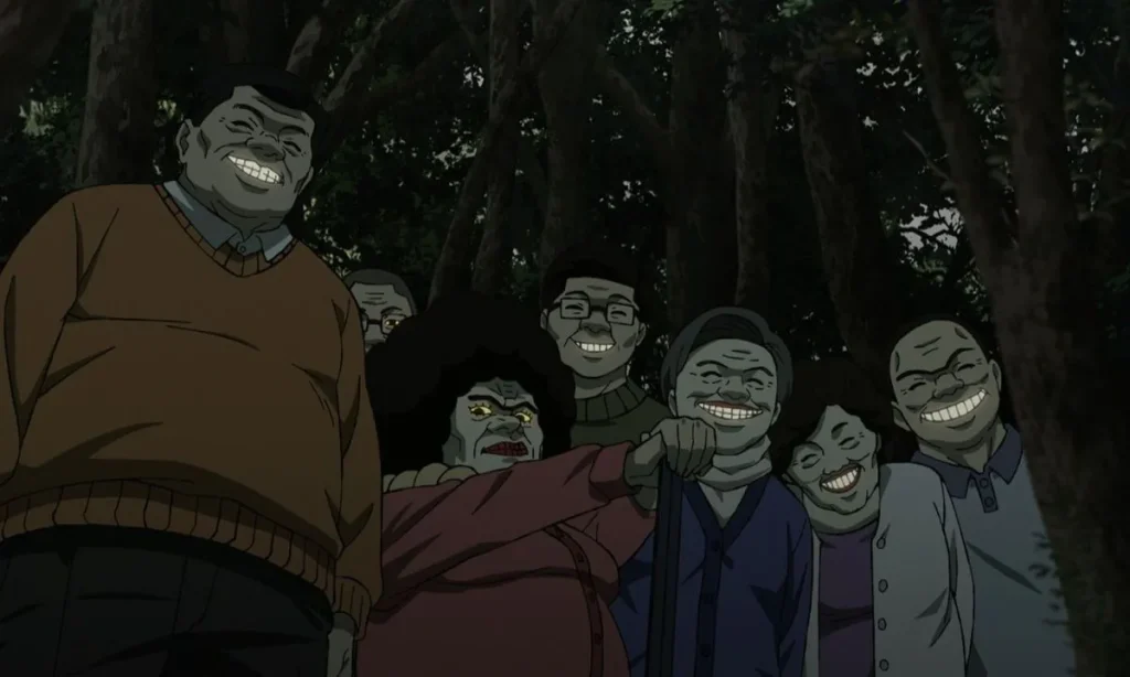 La famille Kito dans Dandadan epsiode 12 | Crédits : Science SARU
