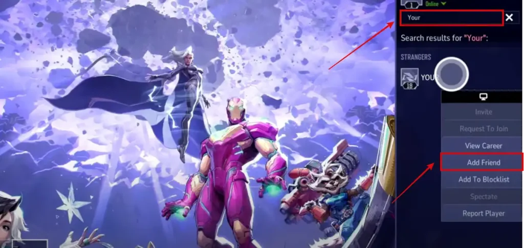 1738236246 825 Marvel Rivals Comment ajouter des amis et du Guide de Crossplay.Webp