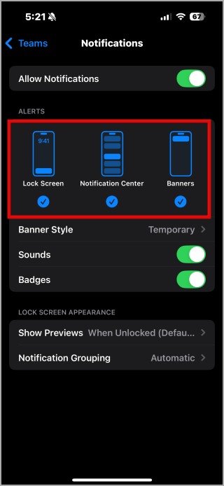 1738692485 654 8 Correction des notifications des équipes Microsoft ne fonctionnant pas sur iPhone.webp