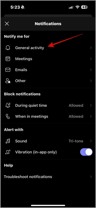 1738692485 686 8 Correction des notifications des équipes Microsoft ne fonctionnant pas sur iPhone.webp