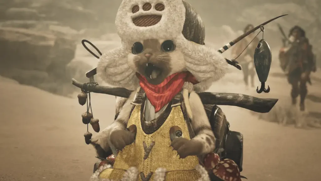 Palico dans Monster Hunter Wilds