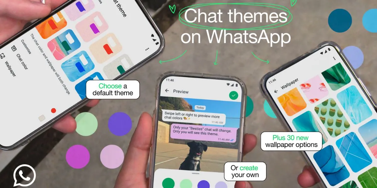 Comment changer les thèmes de chat sur WhatsApp