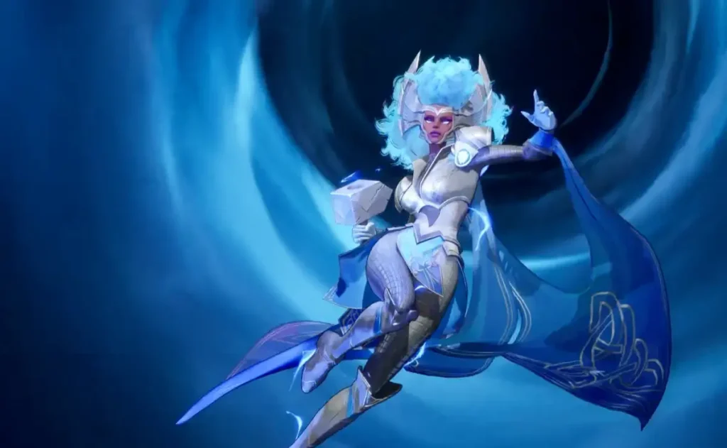 La déesse de Storm of Thunder Skin Bundle Marvel Rivals