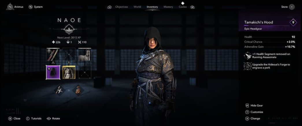 1742454011 How to Change Clothes amp Appearance in Assassins Creed Shadows