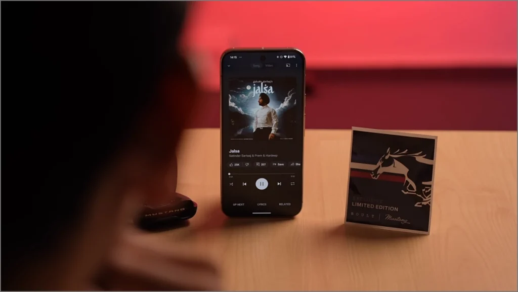 Musique YouTube sur le téléphone Android