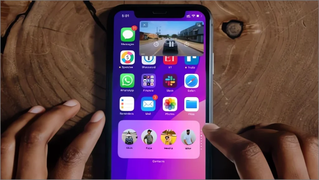 Video YouTube Playant en mode image sur l'iPhone