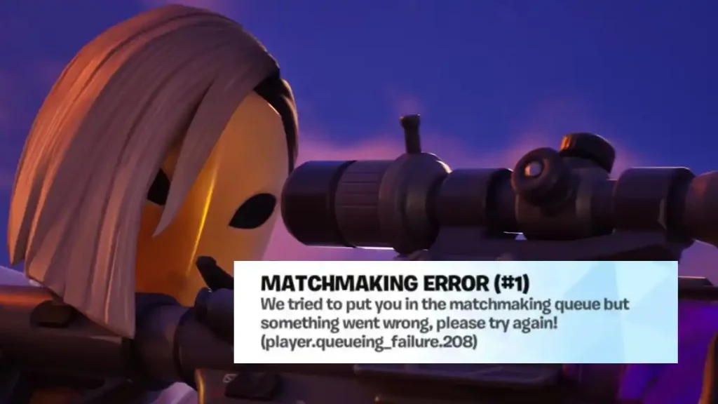 Comment réparer l'erreur de matchmaking de Fortnite # 1