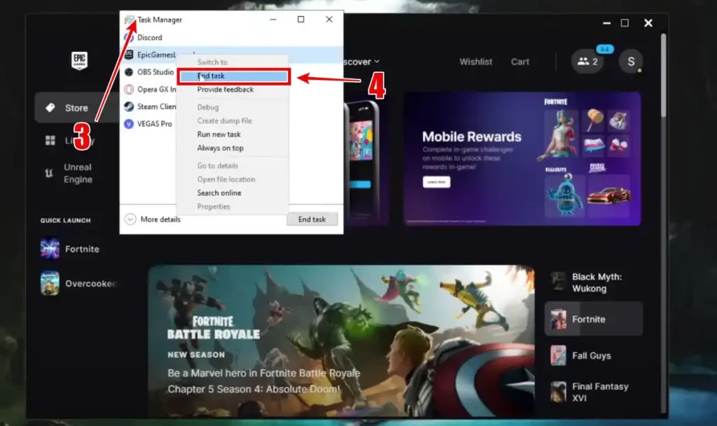 1744108813 872 Fortnite Error 1 0 91 et 93 Correction de la solution pour.webp