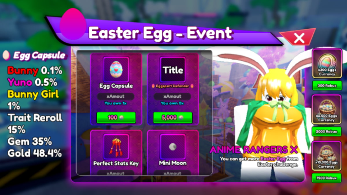 anime-rangers-x-easter-event-guide-shop
