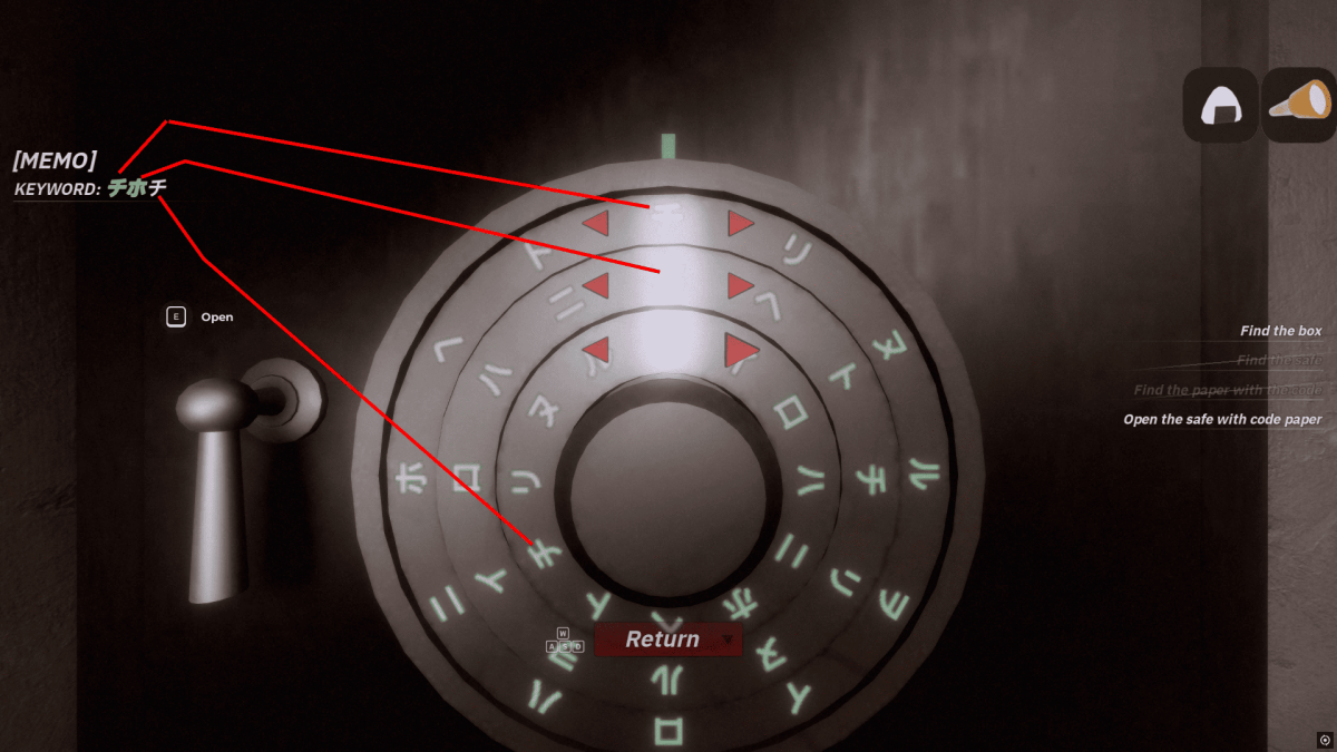 petapeta walkthrough level 2 safe code