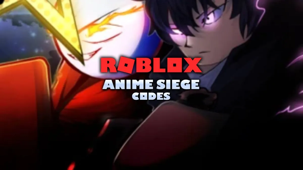 Codes de siège Roblox Anime