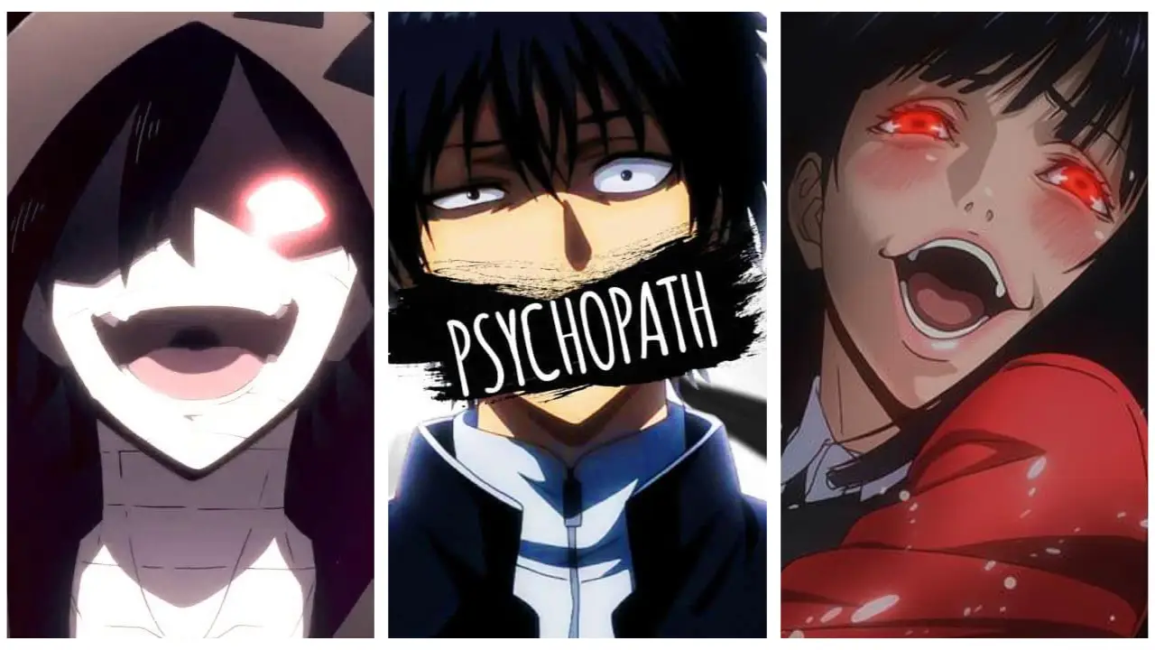 Anime où le personnage principal est un psychopathe