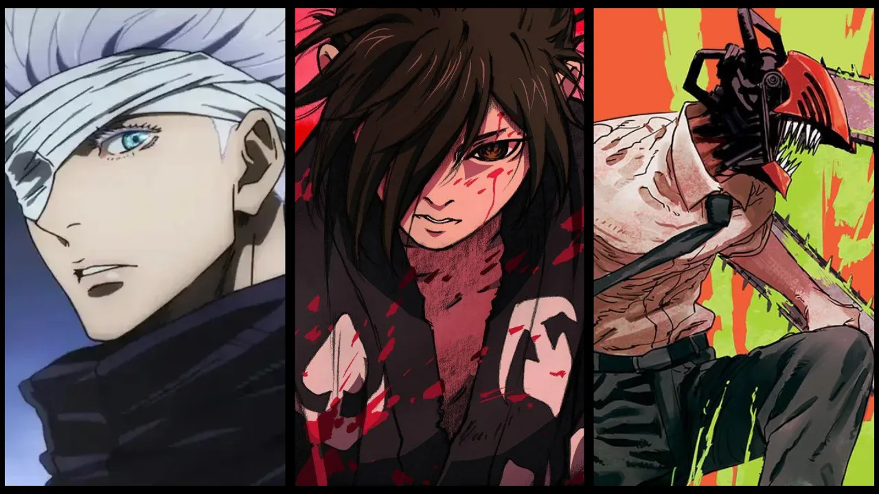 Gojo, Hyakkimaru et Denji