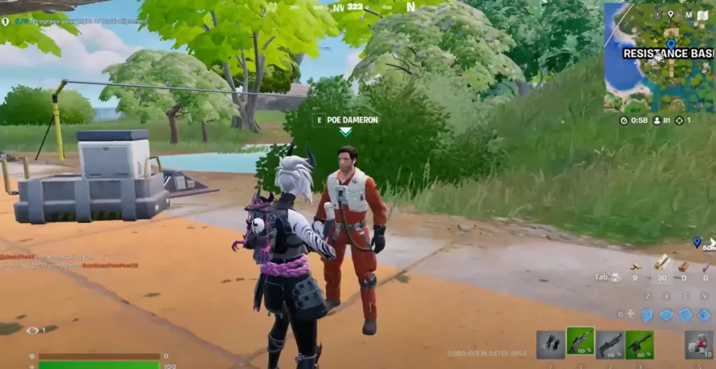 Fortnite Chapter 6 Saison 3 NPC Lieu