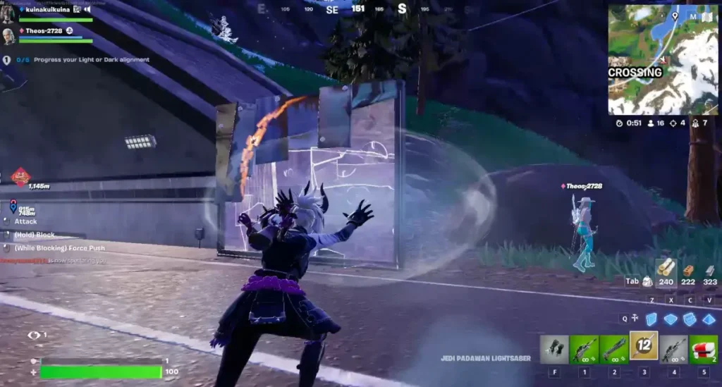 1746216485 407 Fortnite Galactic Battle Comment obtenir le sabre laser bleu et.