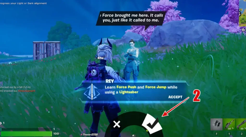 Comment obtenir le sabre laser bleu fortnite