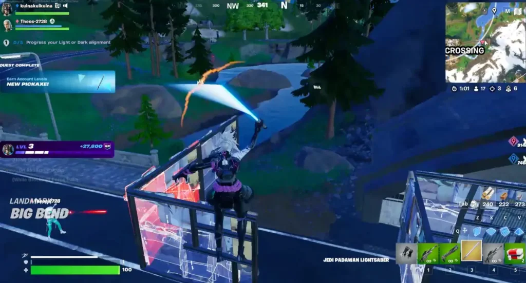 1746216486 493 Fortnite Galactic Battle Comment obtenir le sabre laser bleu et.