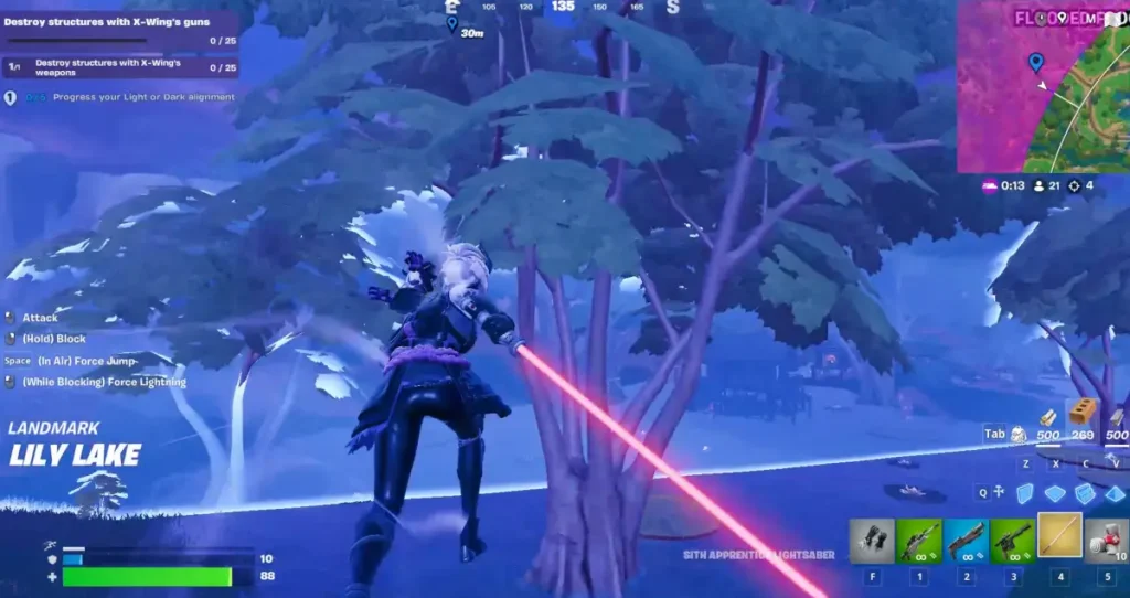 1746250326 496 Fortnite Galactic Battle How to Get the Red Lightsaber and.webp