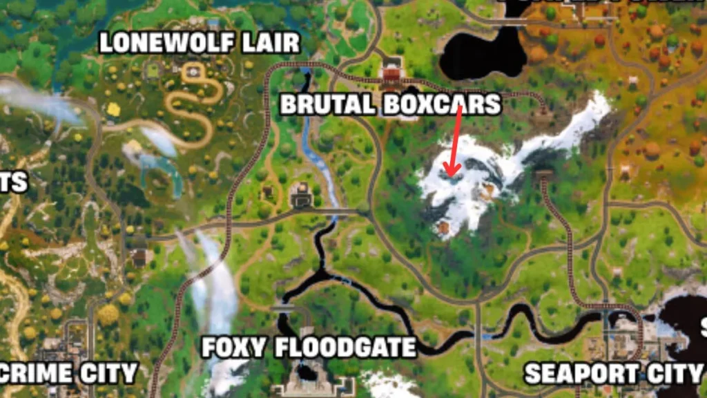 Brutal BoxCars Secret Cave Fortnite Chapitre 6 Saison 3 Emplacement