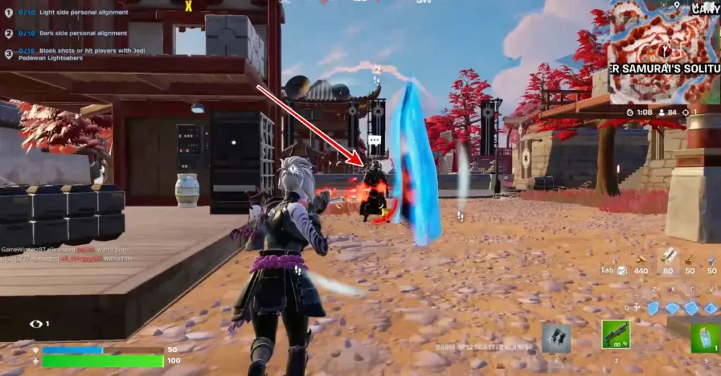 1746335285 117 Fortnite Comment vaincre Samurai Dark Vador et obtenir mythe.webp