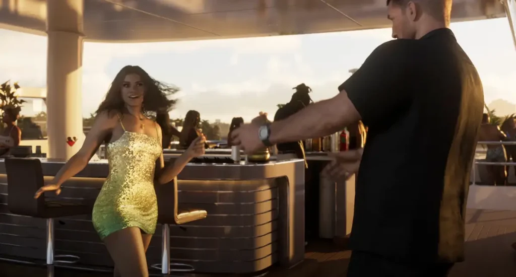 Lucia Golden Dress GTA 6