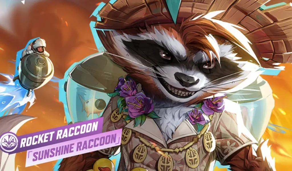 Rocket Raccoon Sunshine Raccoon Skin