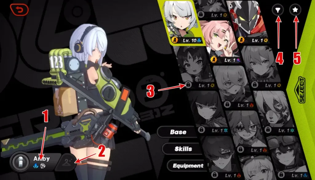 ZZZ Icons and Symbols Meaning in Agent Screen