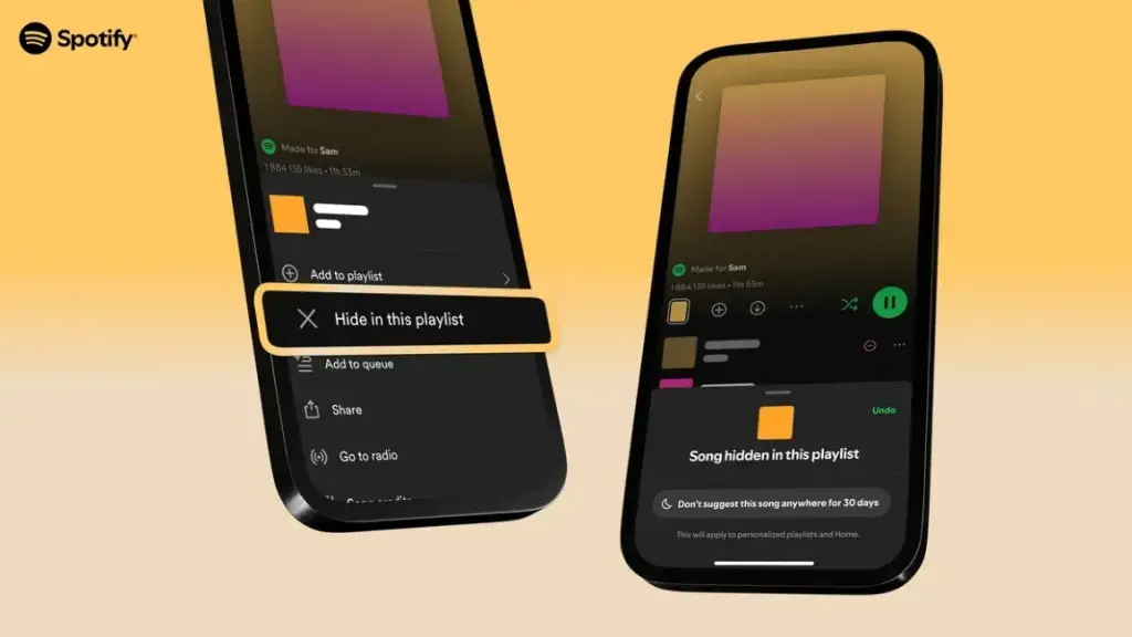 Bouton de répétition Spotify