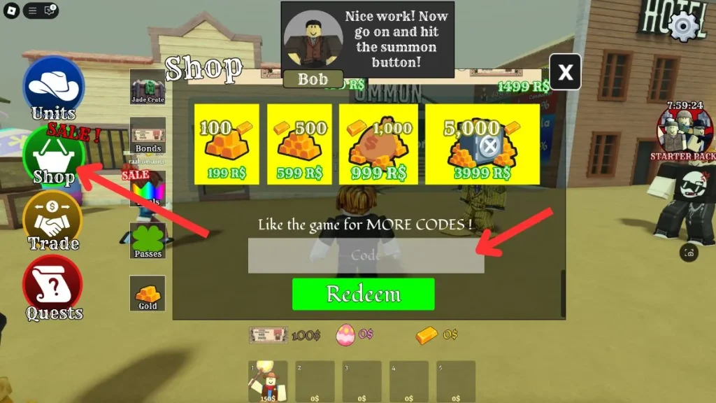 redeem roblox Wild Rails Tower Defense codes
