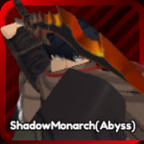 Unité ShadowMonarch (ABYSS) de l'anime Fantasy: re Roblox Experience.